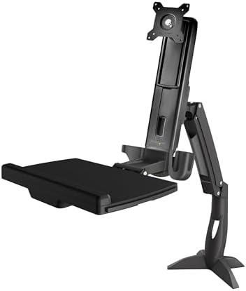 StarTech Sit Stand Monitor Arm for 27in, TAA, Articulating (ARMSTSCP1)
