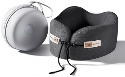 Travel Neck Pillow for Airplane, 360° Ergonomic Support for Sleeping