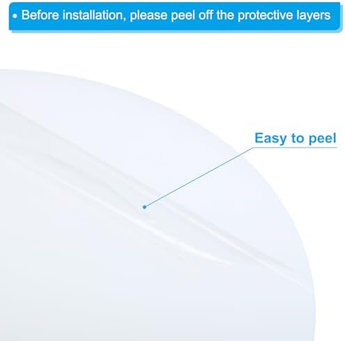 PATIKIL Lampshade Diffuser, 10" Diameter Frosted White