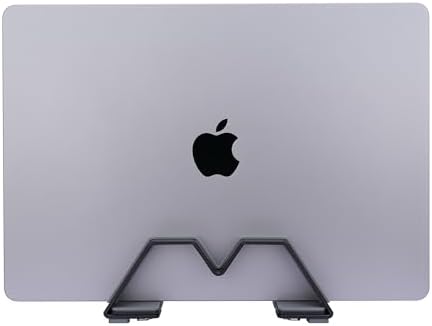 Adjustable Vertical Laptop Stand - Aluminum, Universal Fit for All Laptops (10-30mm Thickness) - Fashion Design, Adjustable Width, Anti-Slip & Scratch-Resistant, Patented Design