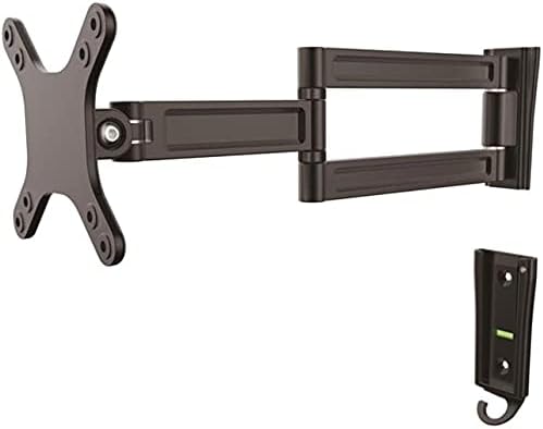 StarTech Monitor Wall Mount 13in to 34in, 33.1lb/15kg, Dual Swivel, Black