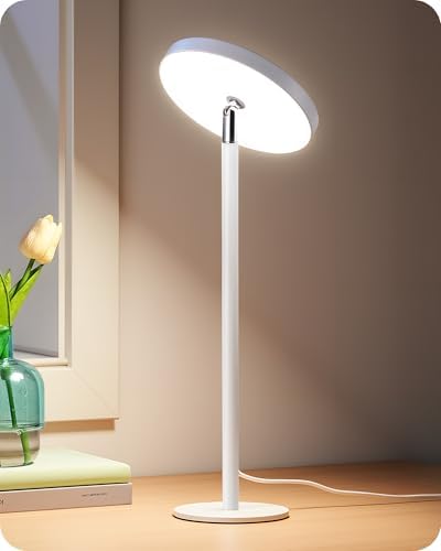 EDISHINE LED Desk Lamp, Table Lamp with High CRI 90+, 2 Adjustable Height