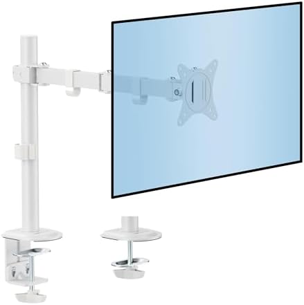 Mount-It! Single Monitor Arm Desk Mount, 17-32 Inch Screens, VESA 100x100mm
