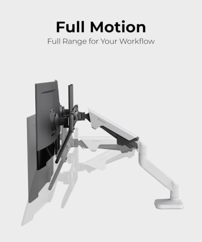 Modernsolid Dual Monitor Arm Desk Mount for Two 17-32 Inch Screens