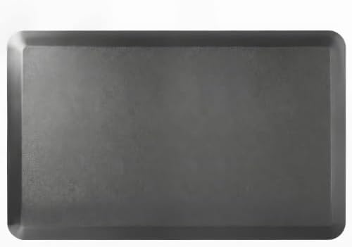 Desky Anti-Fatigue Rectangle Standing Mat Cushioned Ergonomic 121 x 75 cm Floor Mat for Sit Stand Desks, Non-Slip Beveled Edge Design, Reduces Fatigue & Pressure Office Home Workspace Comfort Mat