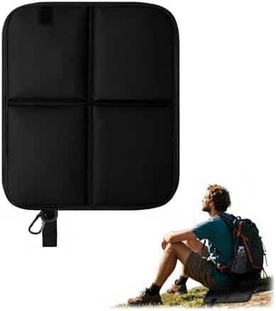QISHENG Outdoor Folding Cushion–Ultra-Light and Large Folding rain-Proof Cushion, Suitable for Bleachers, Camping, Hiking and picnicking.
