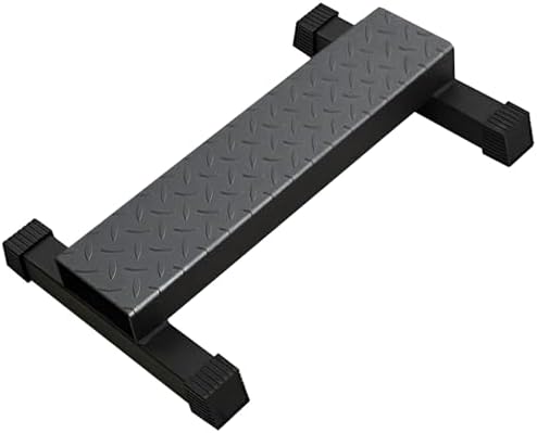 BLUSLM Upgraded Calf Raise Bar, Wide and High Squat Machine for Leg Stretching, Squat, Foot Stretch workout, Anti-Slip Solid Steel Calf Raise Block