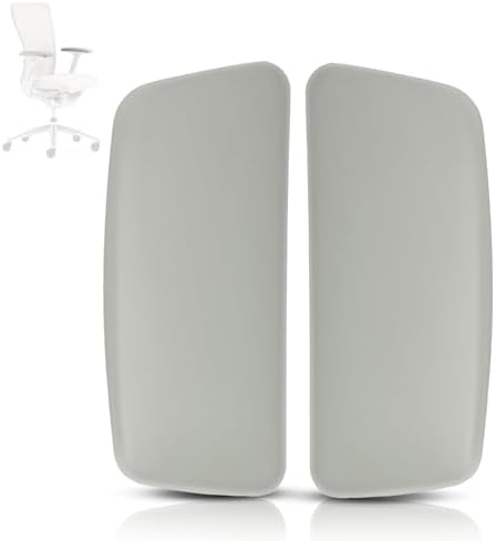 Arm Pads Caps for Haworth Zody Office Chair,Office Chair Arm Rest Replacement（Gray）