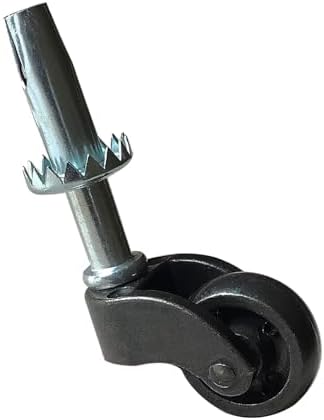 1" Swivel Stem Ball Caster Wheel, Zinc Alloy Castor for Furniture,Vintage Black,353lbs, Pack of 4