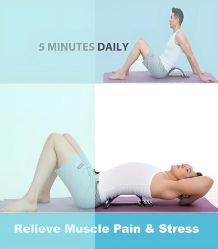 ChiFit Multi-Level Back Stretching Device - Immediate Relief for Herniated Disc, Sciatica, Scoliosis,Lower and Upper Back Stretcher Support and Pain Relief