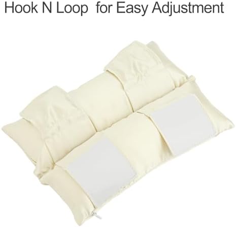 Satin Neck Pad Strap Cushion for Arm Sling Pillow Comfort Support Padding Rotator Cuff Replacemet Surgery Elbow Brace Carry Padded Cover Broken Wrist Hand Injury, Champagne