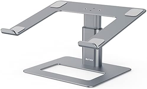 BoYata Laptop Stand, Height Adjustable Laptop Riser for 11-17" Laptops