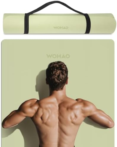 Extra Wide & Thick 8mm Yoga Mat, 72"x31.5"