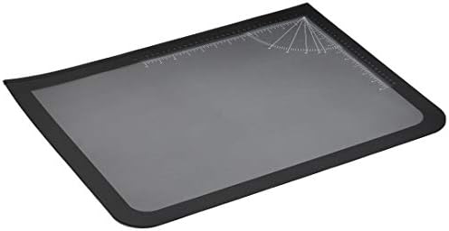 Artistic Office Products 17" x 22" Logo Pad Lift-top Desktop Organizer Desk Mat, Black/Clear