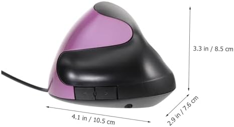 Ergonomic Wired Vertical USB with Wrist -Button Compact Design for Office Laptop Computer Use to Wrist Fatigue