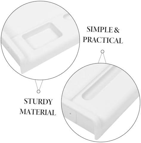 White Plastic Keyboard Tray Drawer Under Desk Organizer for Office