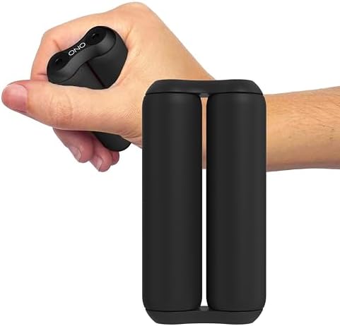 ONO Roller - Handheld Fidget Toy for Adults | Help Relieve Stress, Anxiety, Tension | Promotes Focus, Clarity | Compact, Portable Design (Black, Full Size - ABS Plastic)