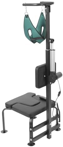 Neck Stretching Training Equipment, 55W lectric Neck Stretcher Cervical Traction Device, 6000N Cervical Traction Device with Sturdy Feet for Rehabilitation Centers Sanatoriums