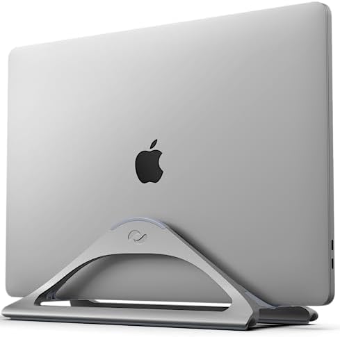HumanCentric Vertical Laptop Stand for Desks Space Grey, MacBook Adjustable