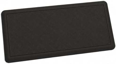 24 x 60 Inch Extra Support Anti Fatigue Comfort Kitchen Mat, Waterproof Long Kitchen Runner, Non-Slip Standing Desk Mat, Commercial Pads for Offices, Home, Garages (Barcelona Black, 24'' x 60'')