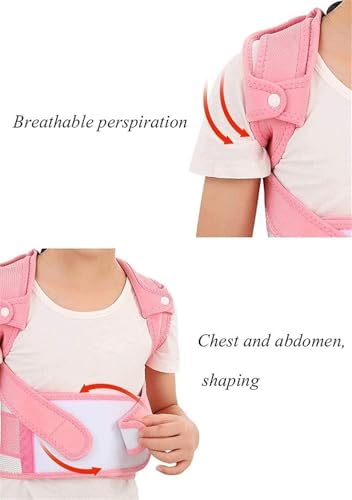 Back Brace Corrector for Women, Back Corrector,Students Spinal Correction Device Kyphosis Thoracic Shoulder Back Waist Support Brace