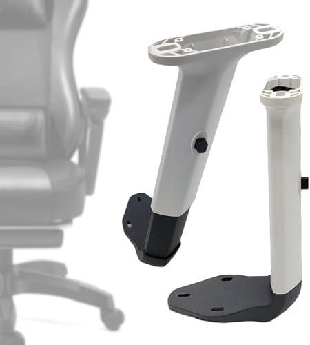 Menolana Height Adjustable Chair Armrest Pair Armrest Replacement,Durable,Liftable Gaming Work Chair Arms Set for Swivel Chair Working, White