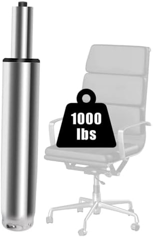 Omyoffice 5.5” Office Chair Cylinder Replacement, Class 4 Piston (Silver)