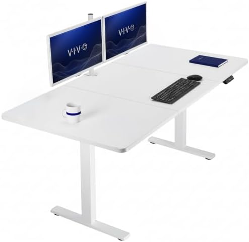 VIVO White 71 x 36 in Standing Desk, DESK-KIT-1W7W-36