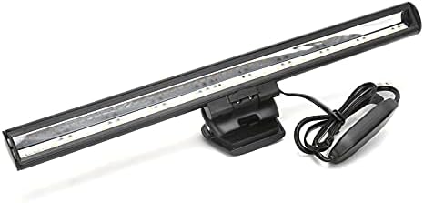 LED Computer, Laptop Screen Reading Lamp, Color Temperature Control, USB Powered Desk Lamp with Asymmetrical, No Screen Reflection for Study Work