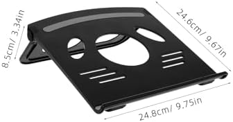 Foldable Laptop Stand for Computers, Ventilated ABS Silicone Desktop Rack