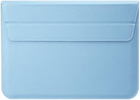PU Leather Laptop Sleeve Case with Stand for 2026 MacBook Neo 13 A3404, 2026-2022 Air13.6'' M5 A3449 M4 A3240 M3 A3113 M2 A2681, 2018-2021 Air 13'', Laptop Bag for 2016-2022 Mac Pro13, Blue