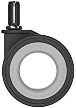 Office Chair Wheels 5-Pack Hubless 1000lb Hardwood Casters Grey Okina Mu