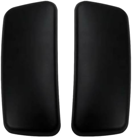 Chair Armrest Replacement, Arm Pad Caps Replacement for Haworth Zody Office Chair 1 Pair (Black)