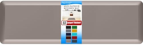 4/5 Inch Thick Kitchen Mat - Cushioned Anti Fatigue Mat for Kitchen Floor
