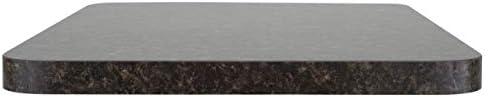 RecLite LS Dinette RV Table Top 30" x 38" - 44" | Camper Trailer (18" W x 24" L, Granite Chocolate) | Made in USA
