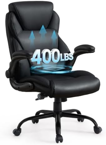 Big and Tall Office Chair, Heavy Duty Ergonomic Office Desk Chair