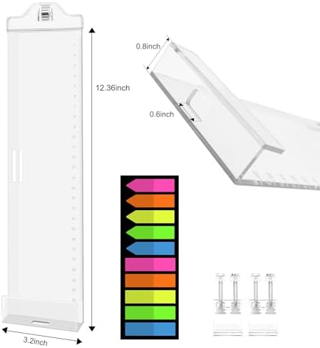 2 Pcs Monitor Memo Boards for Computer,Office Desk Accessories, Multifunction Acrylic Screen Message Reminder Pad Side Panel Phone Holder Organizer for Office Desktop, with Sticky Note