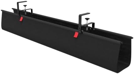 No Drill Sturdy Under Desk Cable Management Tray 48 inch