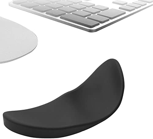 Ergonomic Mouse Wrist Rest Support, Sliding Wrist Pad that Moves with Mouse for Office Work, Gaming, Coding, Relief Sliding Gliding Wrist Pad (Black)