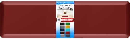 4/5 Inch Thick Kitchen Mat - Cushioned Anti Fatigue Mat for Kitchen Floor
