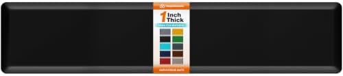 1-Inch Thick Anti-Fatigue Mat for Kitchen and Standing Desk,20"x94.5",Black