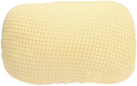 uxcell Office Chair Pillow Cover, Office Chair Headrest Attachment Removable Headrest Protector for Home Desk Computer Chairs, Beige