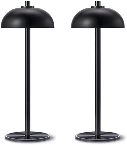 2 Pack Cordless Table Lamp Rechargeable, 5000mAh Battery Table Light