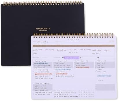 ZERONE CENTRE Weekly Productivity Planner for Overall Task Management