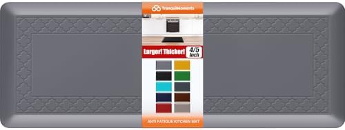 4/5 Inch Thicker Kitchen Mats Anti Fatigue Comfort Mat Standing Desk Rugs