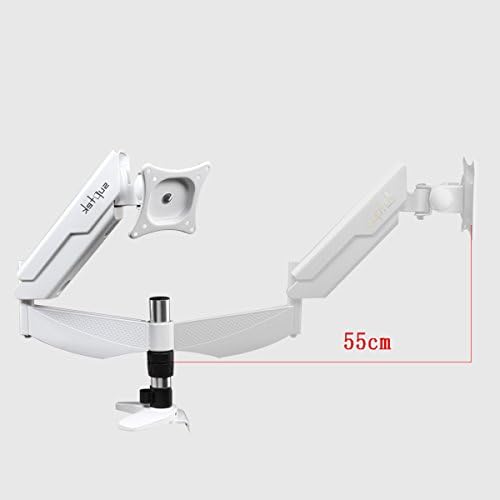 Suptek MD5211W Single LCD Monitor Desk Mount Stand with Gas Spring Fully Adjustable/Tilt/Articulating for 1 Screen up to 30"