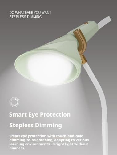 Portable Desk Lamp with Detachable Flashlight, 3 Color Temperature Modes, 1200mAh Battery, Stepless Dimming Brightness Memory - Ideal for Home Office Use (Pink)