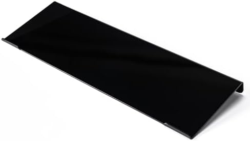 Black Acrylic Tilted Computer Keyboard Holder for Ergonomic Typing