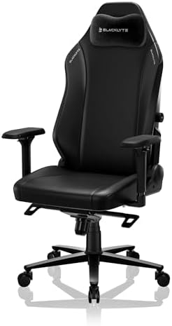 Blacklyte Athena Pro Gaming Chair, Black Leather