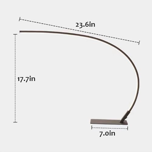 LED Desk Lamp with Adjustable Brightness Modern Design Table Lamp for Study Work Eye Protection Reading in Office Bedroom Living Room